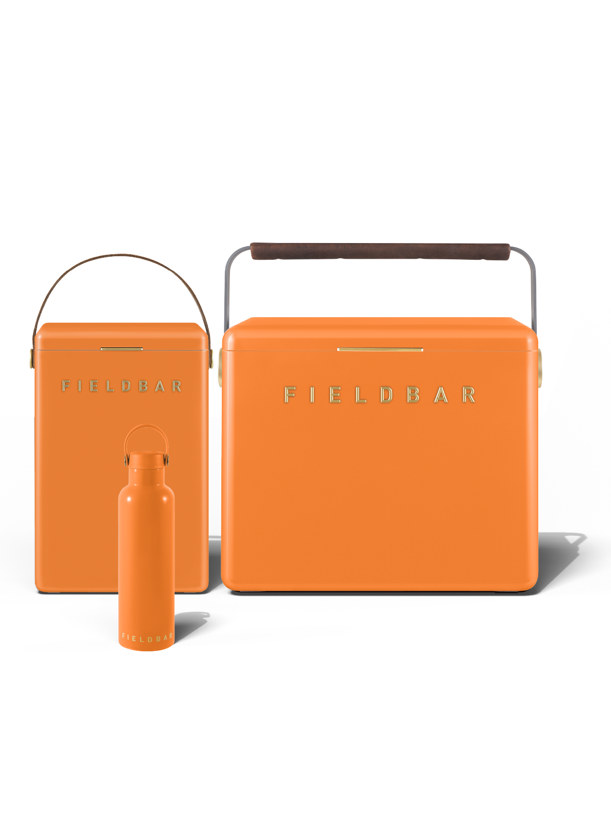 Cooler Box Set & Field Bottle / Orchard Orange