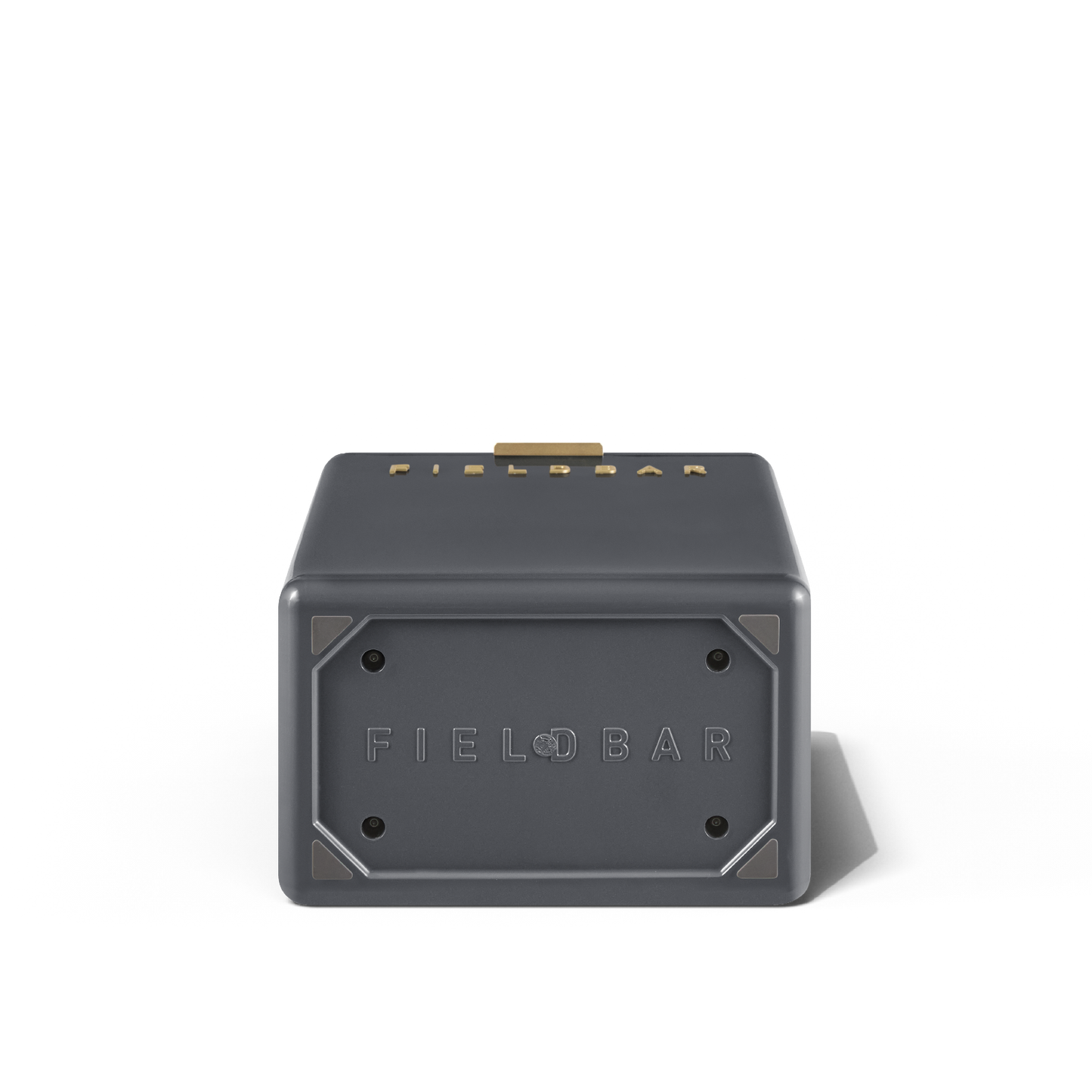 Oyster Grey Drinks Box bottom view with silicone non slip feet