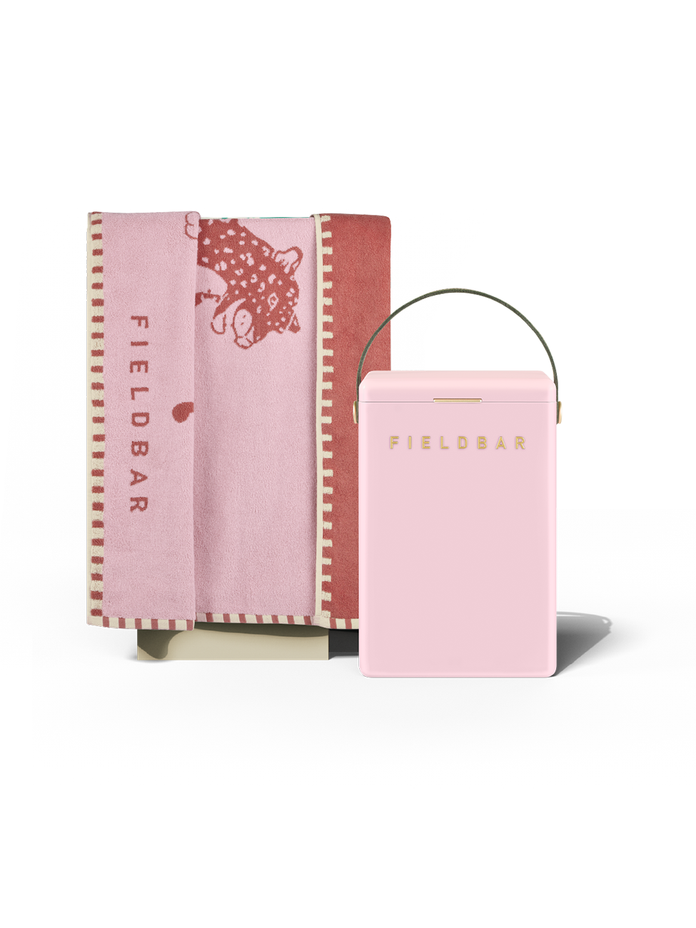 Nellie Pink Drinks Box Towel Bundle – Mount Nelson limited edition by Fieldbar