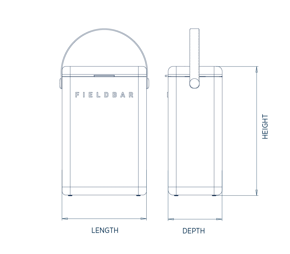 Drinks Box / Sea Boat Blue - Additional Image
