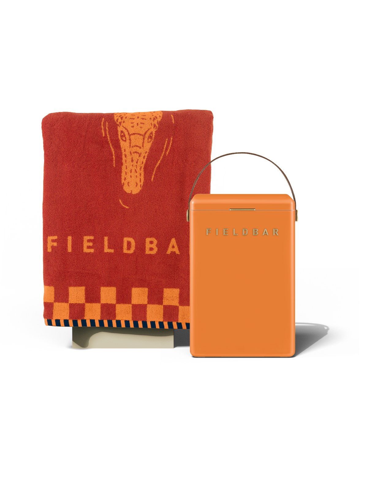 Drinks Box & Towel Bundle / Orchard Orange