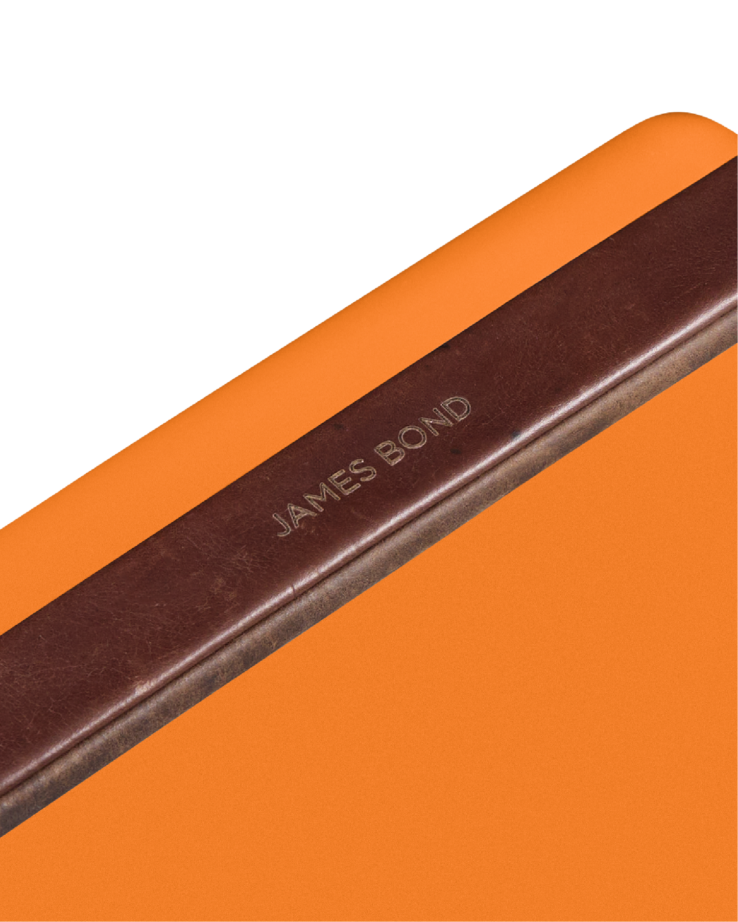 Designer leather handle – Orchard Orange Gin Trunk