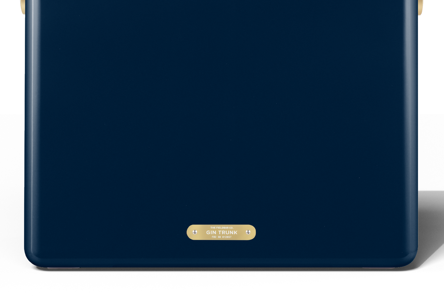 Gin Trunk Sea Boat Blue custom brass detail