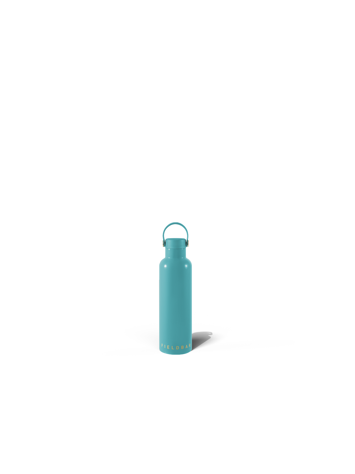 Bazaruto Blue Field Bottle – insulated stainless steel flask by Fieldbar