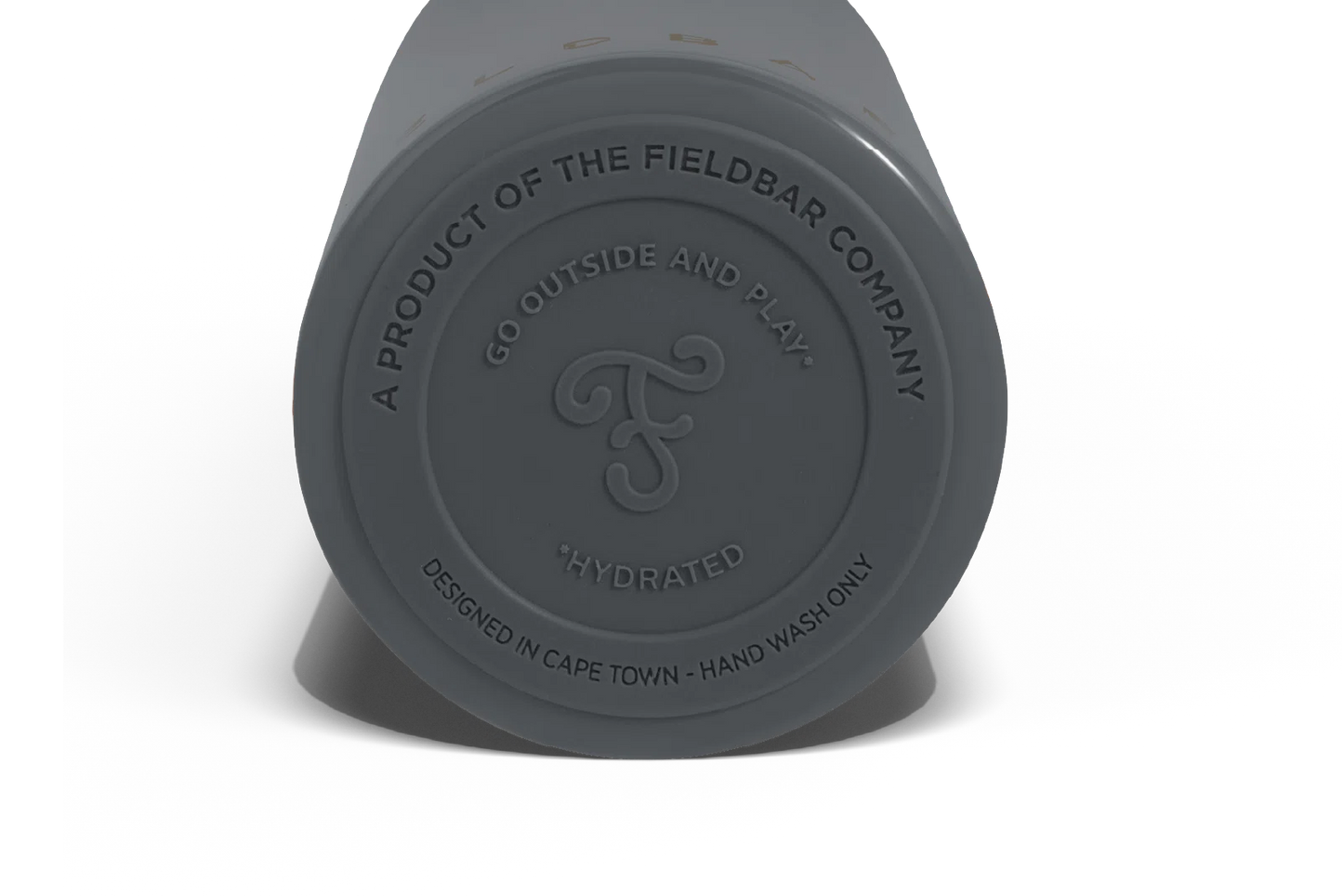 Fieldbar Field Bottle close-up Base. The Fieldbar Co. Go Outside and Play