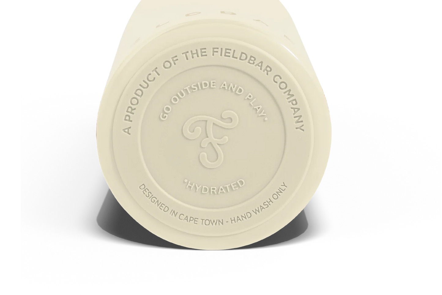 Fieldbar Field Bottle close-up Base. The Fieldbar Co. Go Outside and Play