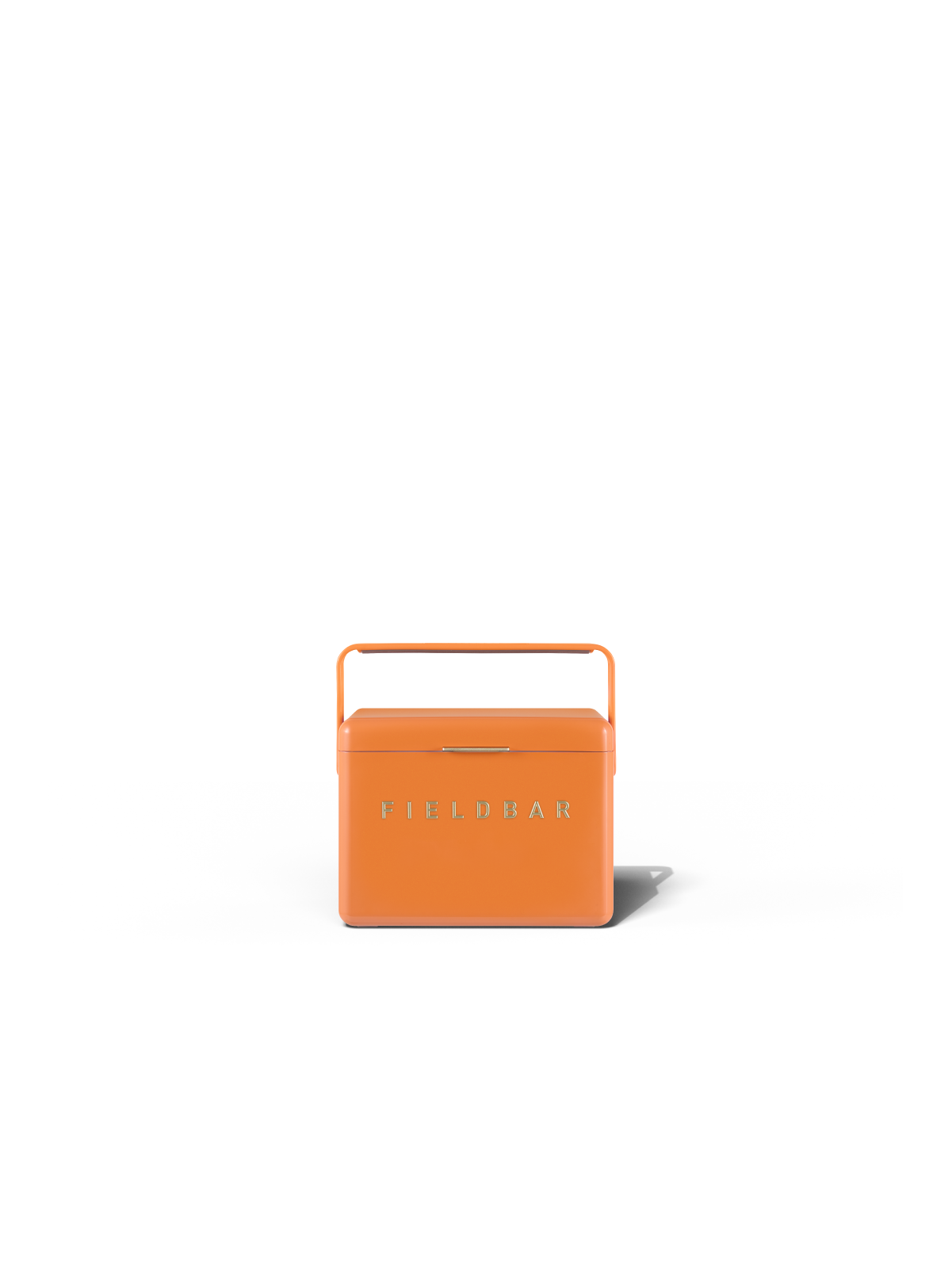 Mini Bar Cooler Box Orchard Orange front view