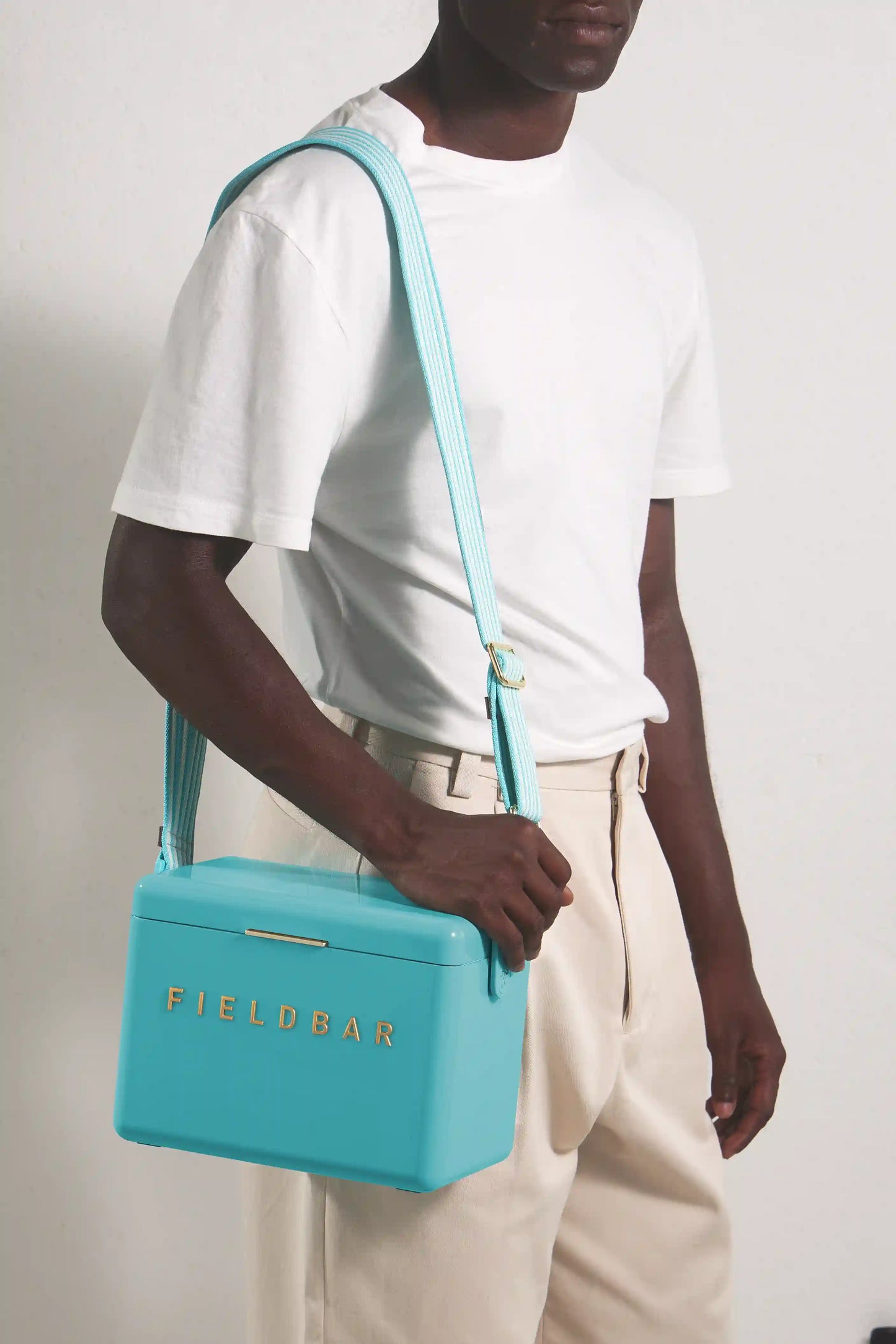 Bazaruto Blue Mini bar cooler with shoulder strap