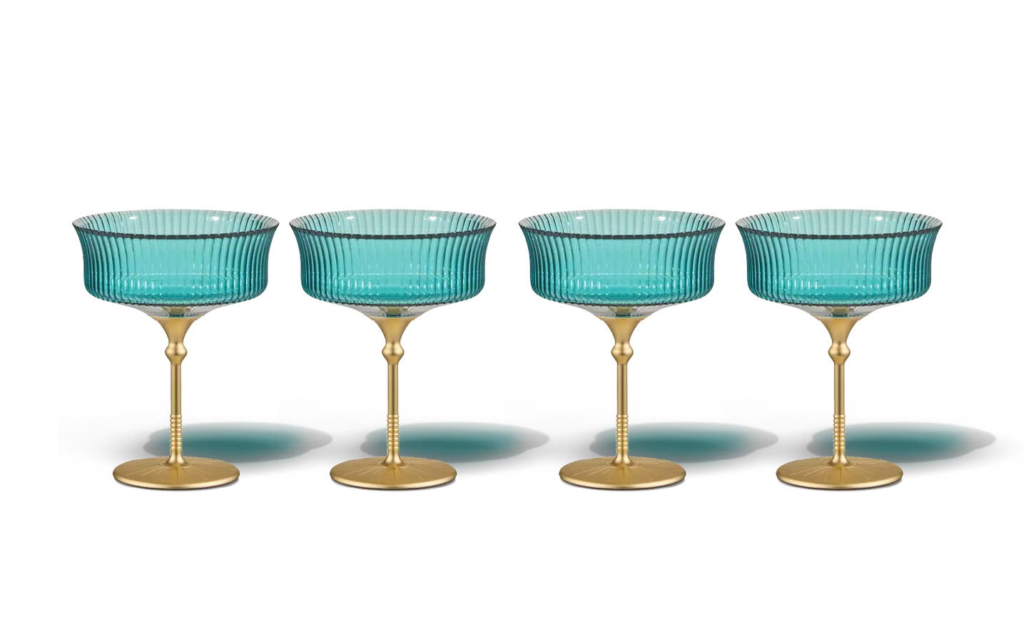 Sun Glasses Coupe Set of 4 / Bazaruto Blue
