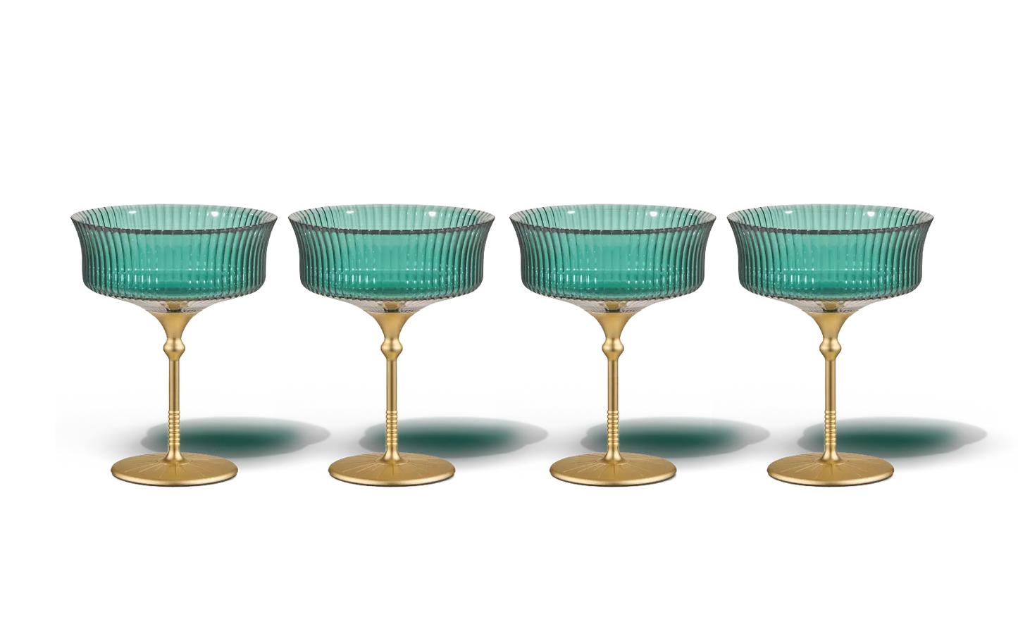 Sun Glasses Coupe Set of 4 / Parisian Green