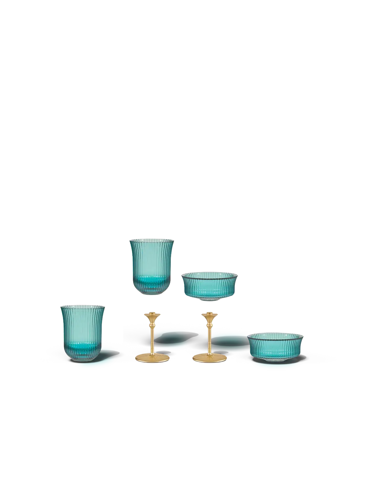 Sun Glasses Set – Wine & Coupe / Bazaruto Blue