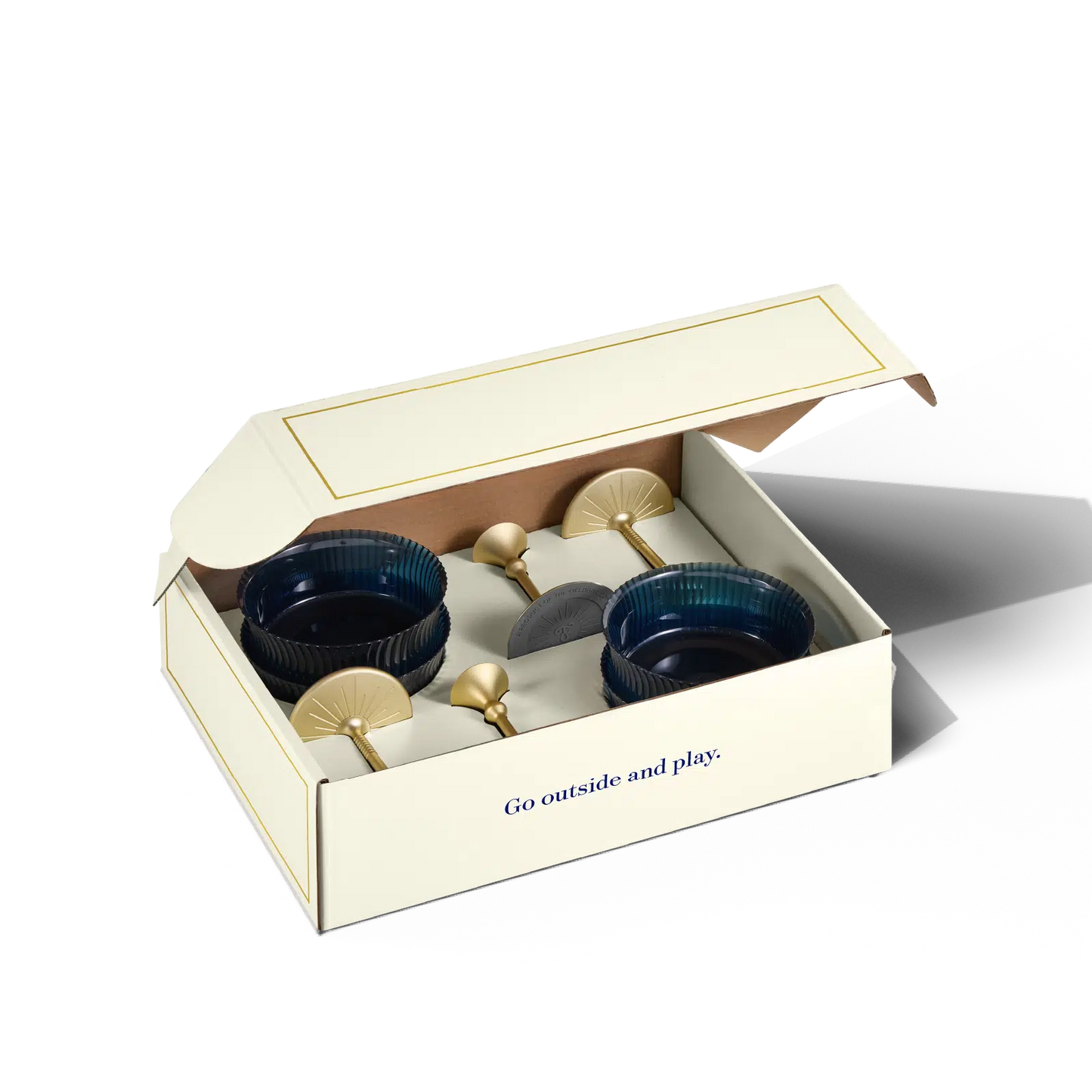 Sun Glasses Coupe Set of 4 / Sea Boat Blue