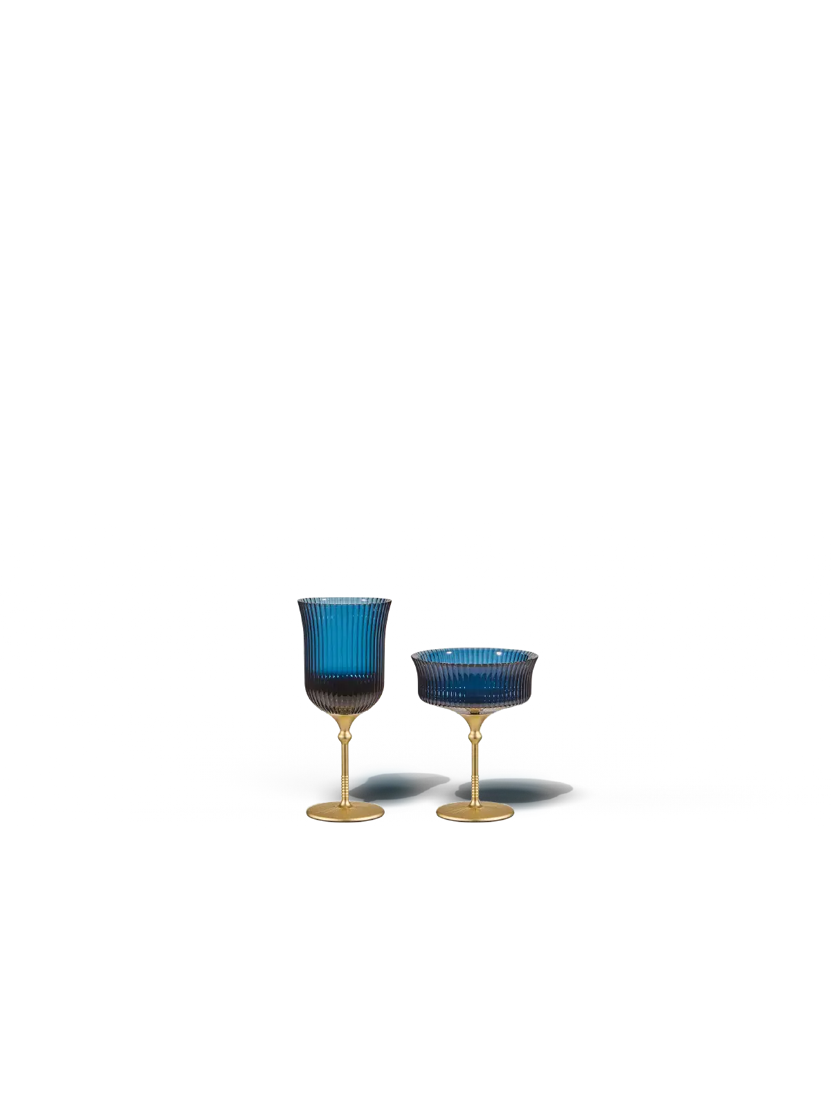 Sun Glasses Set – Wine & Coupe / Sea Boat Blue