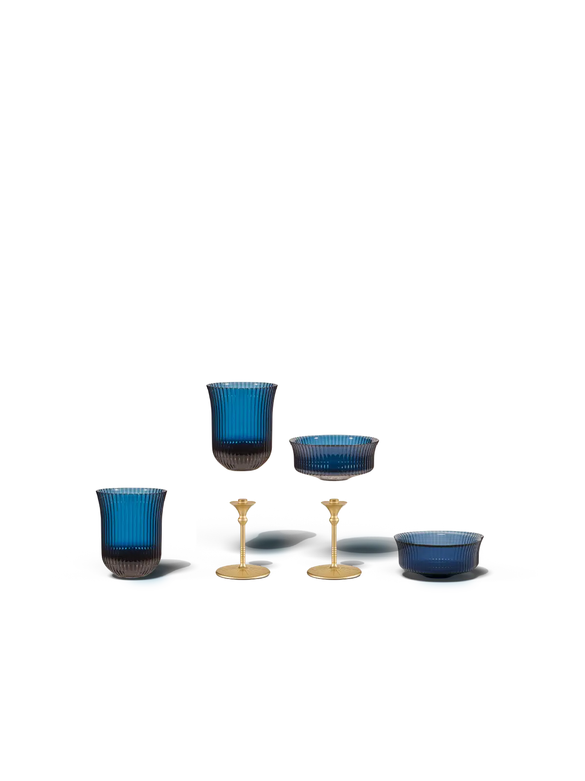 Sun Glasses Set – Wine & Coupe / Sea Boat Blue