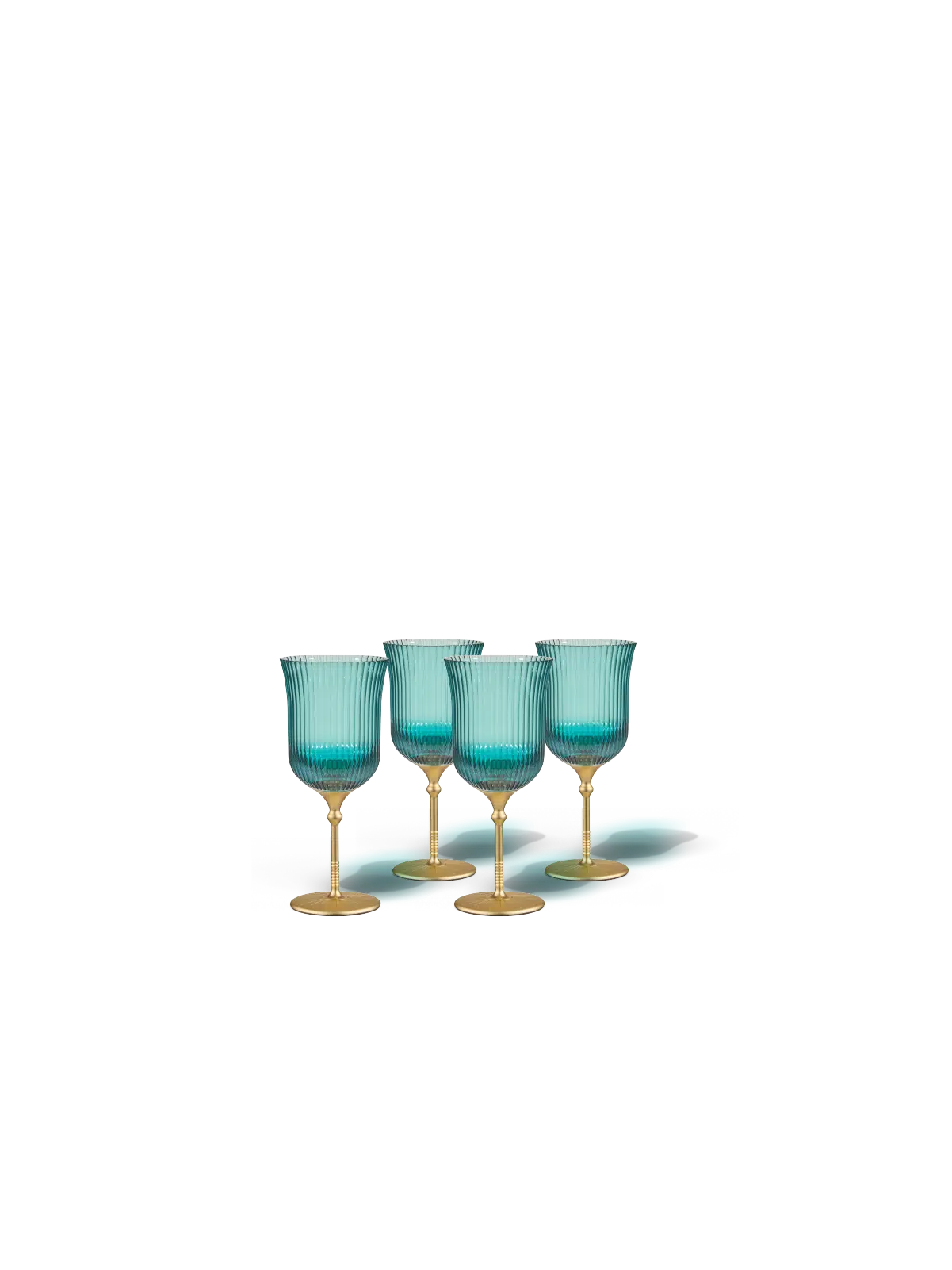 Sun Glasses Wine Set of 4 / Bazaruto Blue
