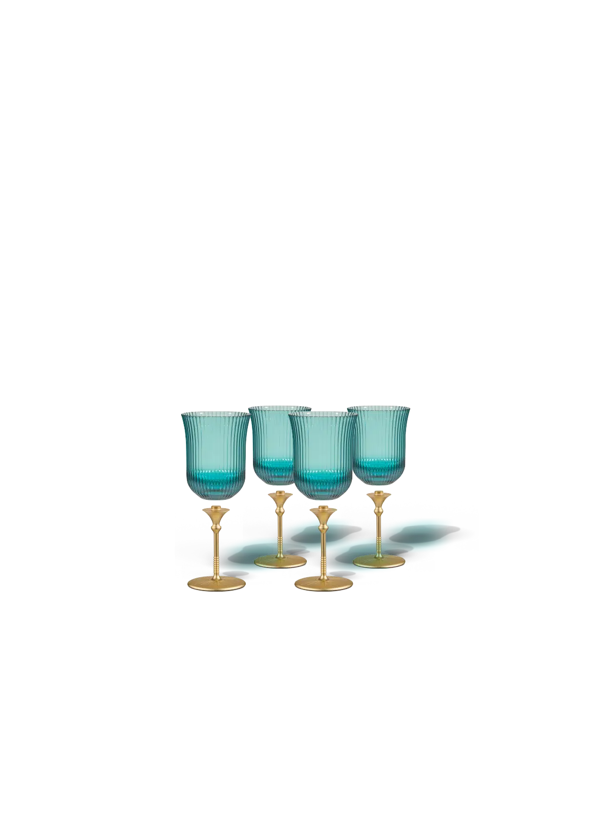 Sun Glasses Wine Set of 4 / Bazaruto Blue