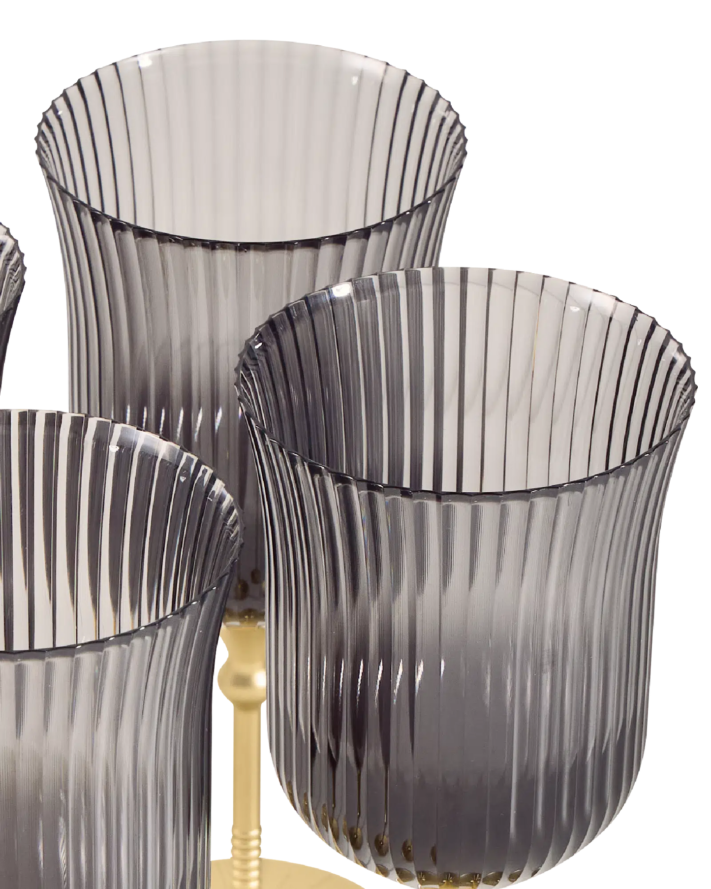 Sun Glasses Wine Set of 4 / Oyster Grey