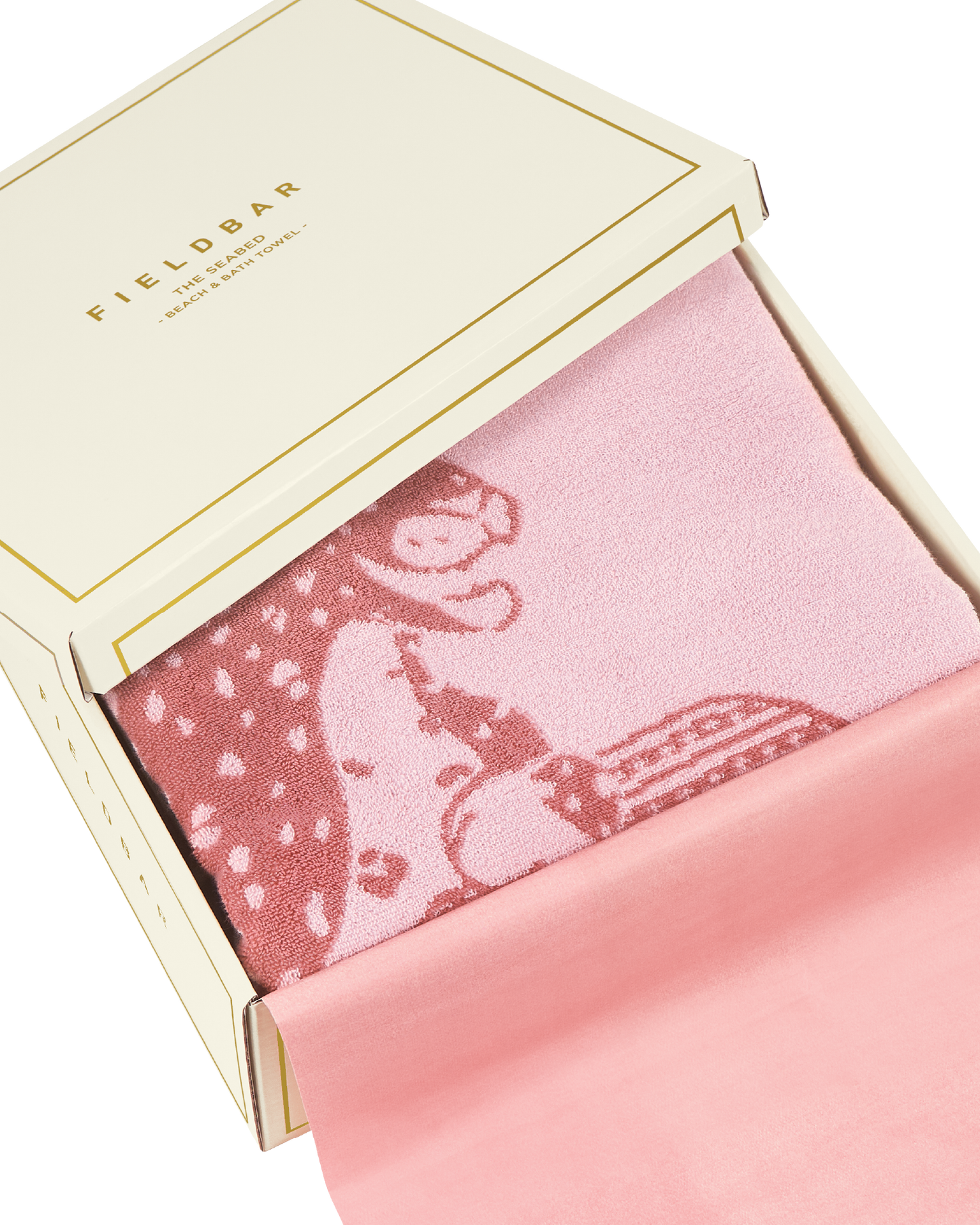 The Seabed Beach & Bath Towel / Nellie Pink