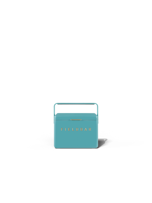 Mini Bar Cooler Box Bazaruto Blue front view