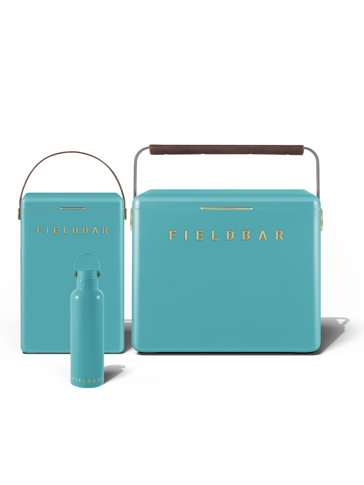 Cooler Box Set and Field Bottle Bazaruto Blue