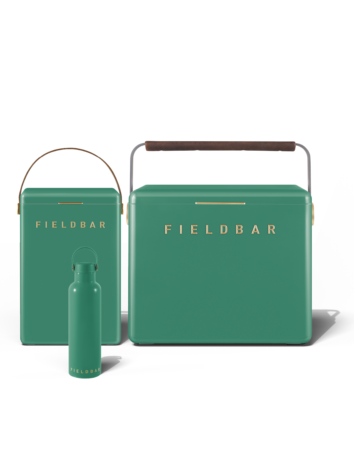 Cooler Box Set & Field Bottle / Parisian Green