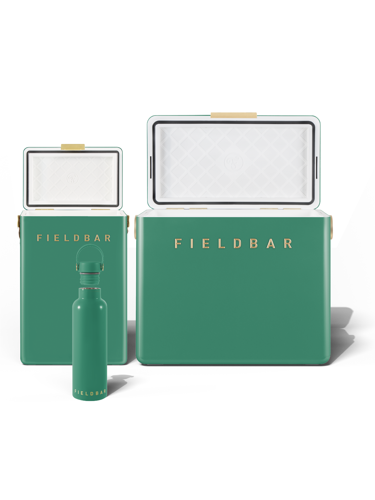 Cooler Box Set & Field Bottle / Parisian Green