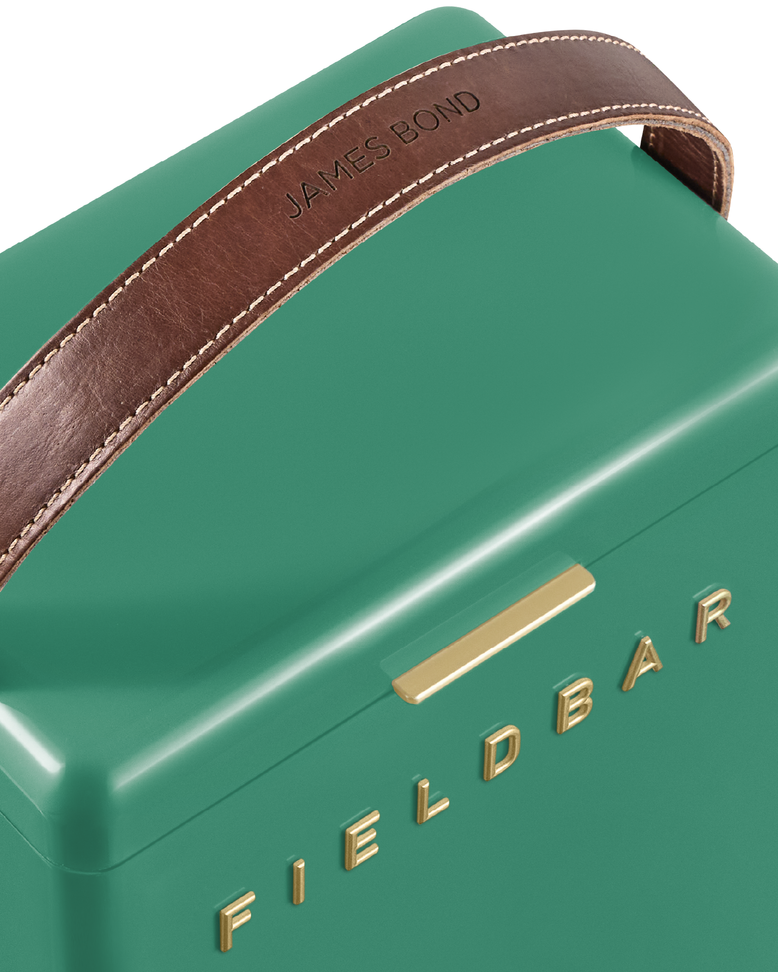 Persian Green Drink Box Leatehr Handle