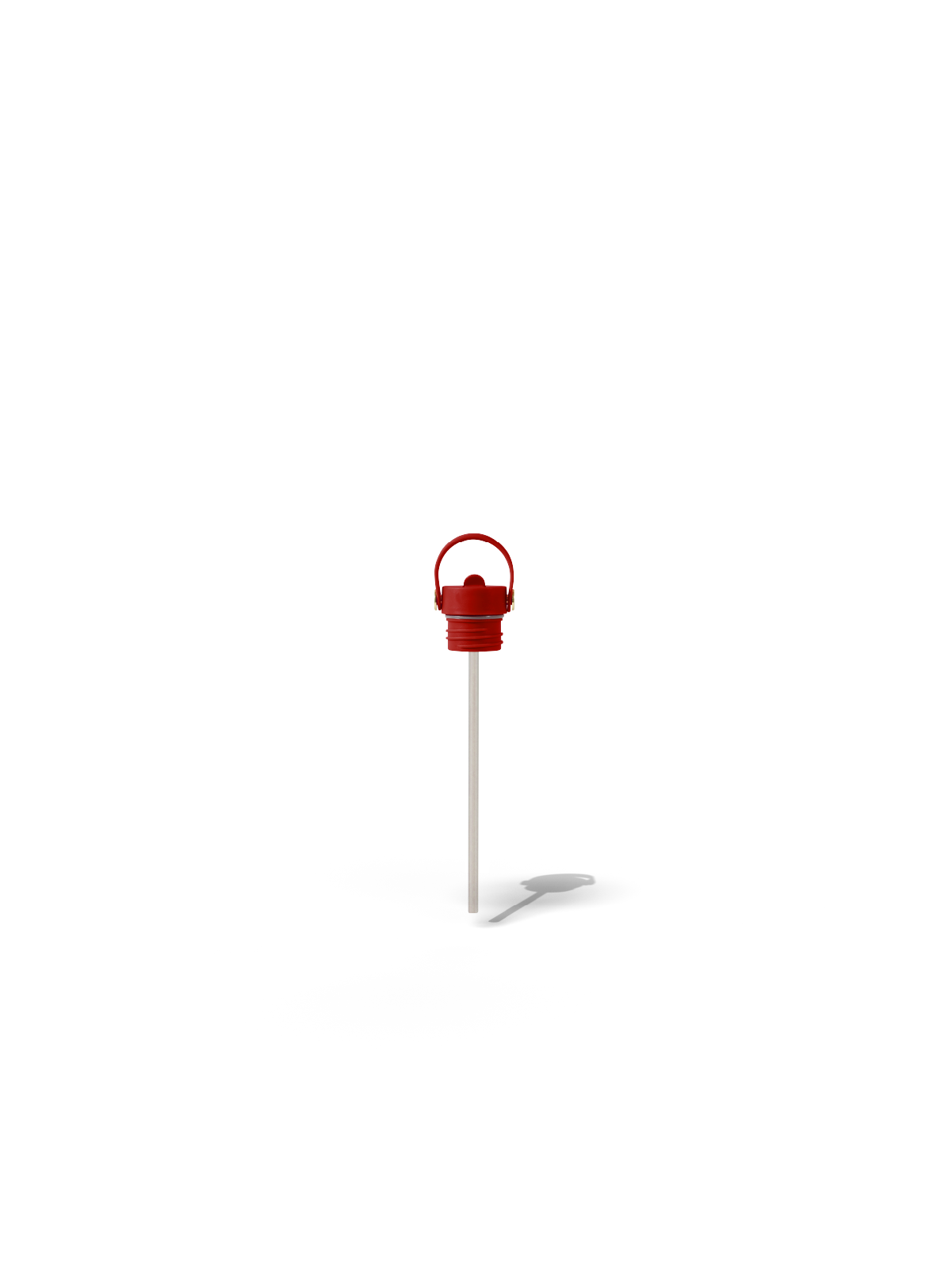 Field Bottle Sip Lid & Metal Straw / Lobster Red