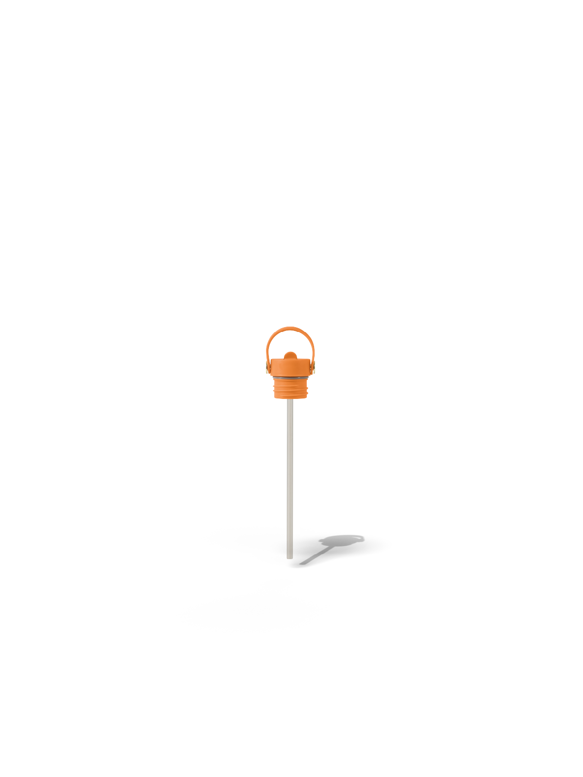 Orchard Orange Field Bottle Sip Lid & Metal Straw