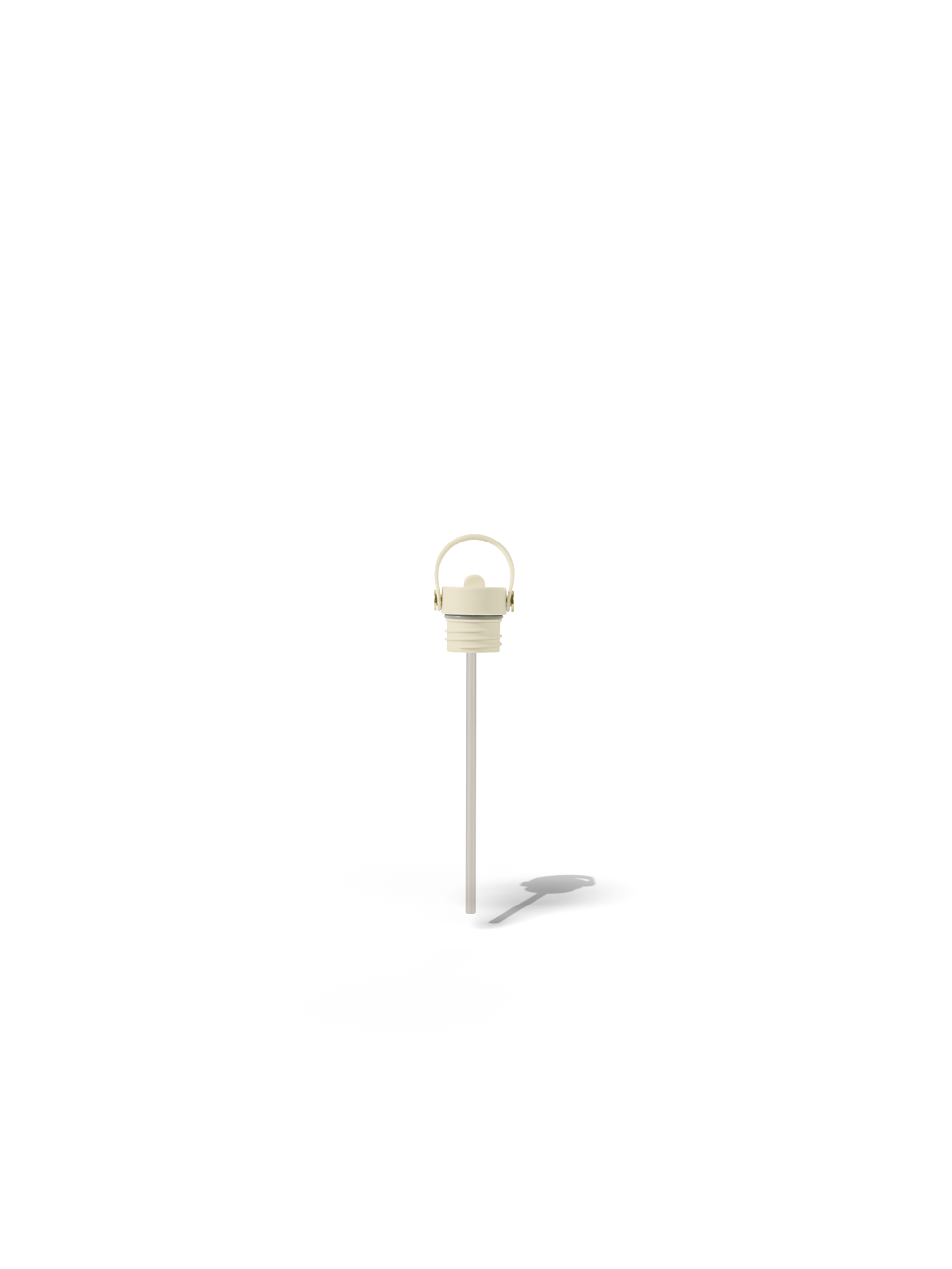 Field Bottle Sip Lid & Metal Straw / Safari White