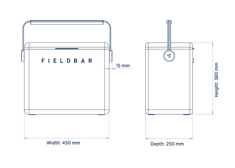 Gin Trunk / Safari White - Additional Image