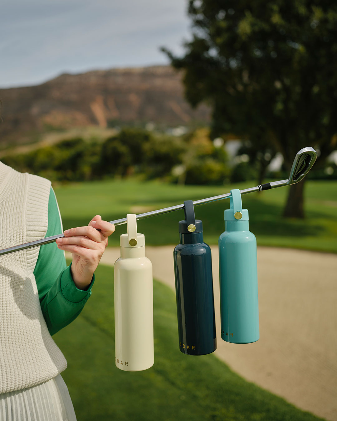 Bazaruto Blue Field Bottle | Insulated Stainless Steel Flask - The