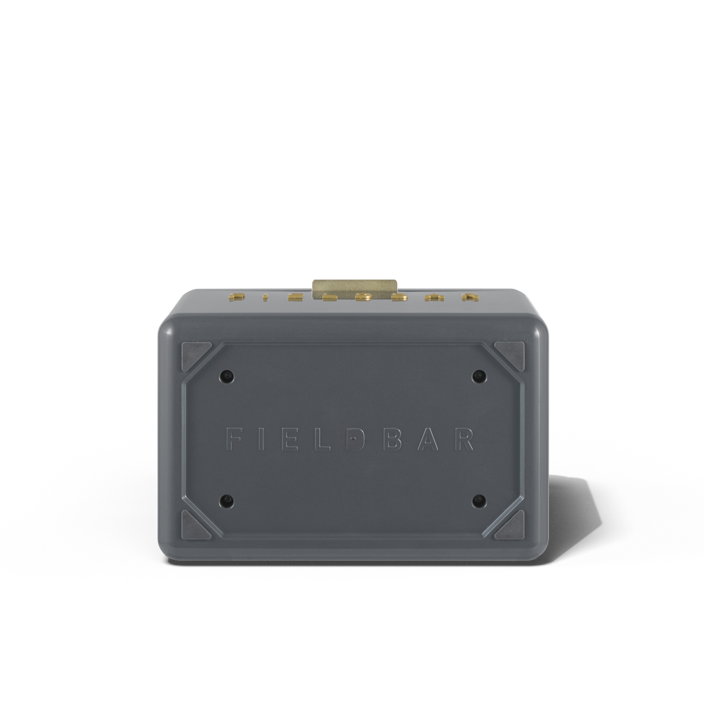 Compact mini bar cooler box Oyster Grey base