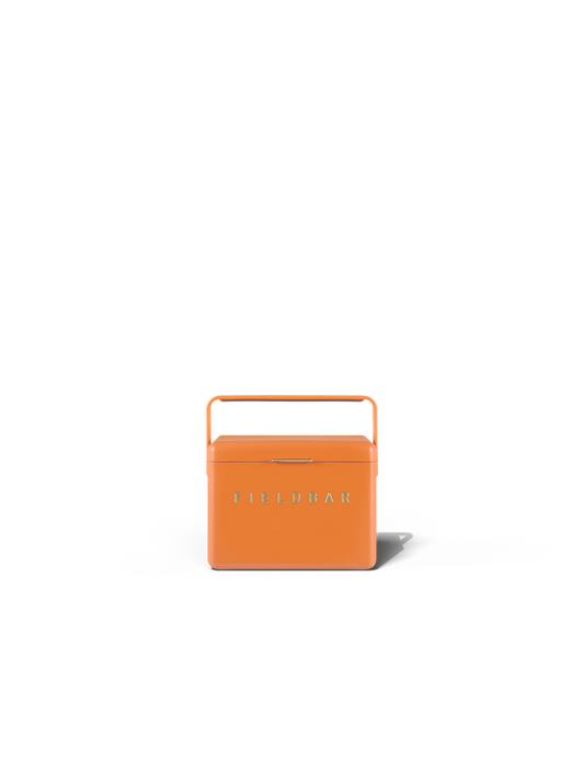 Mini Bar Cooler Box Orchard Orange front view