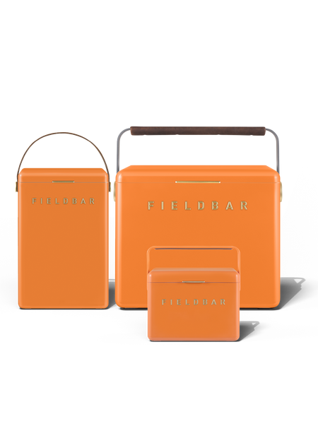 Cooler Box Trio / Orchard Orange – Mini Bar, Drinks Box & Gin