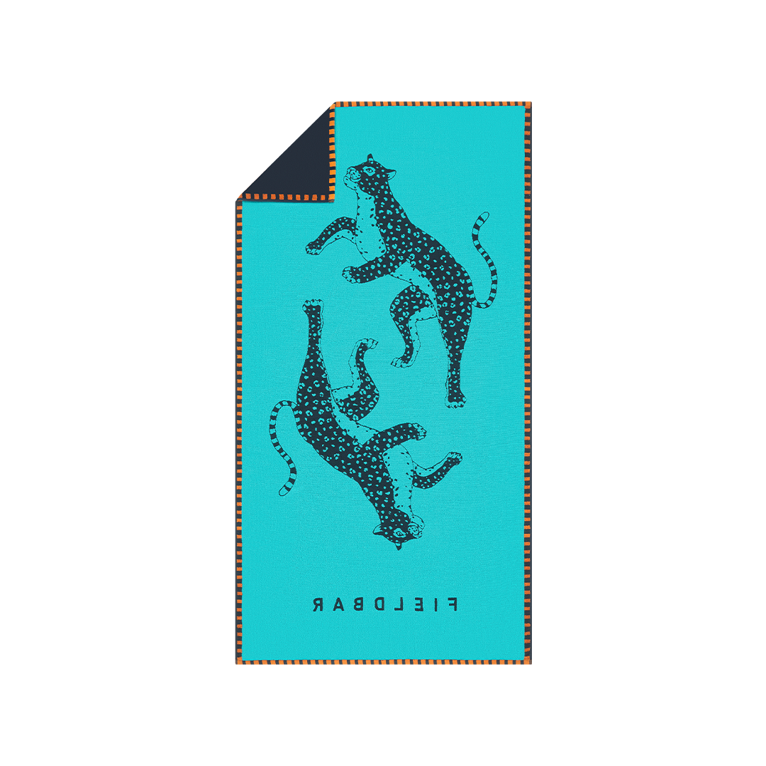 The Seabed Beach & Bath Towel / Sea Boat Blue