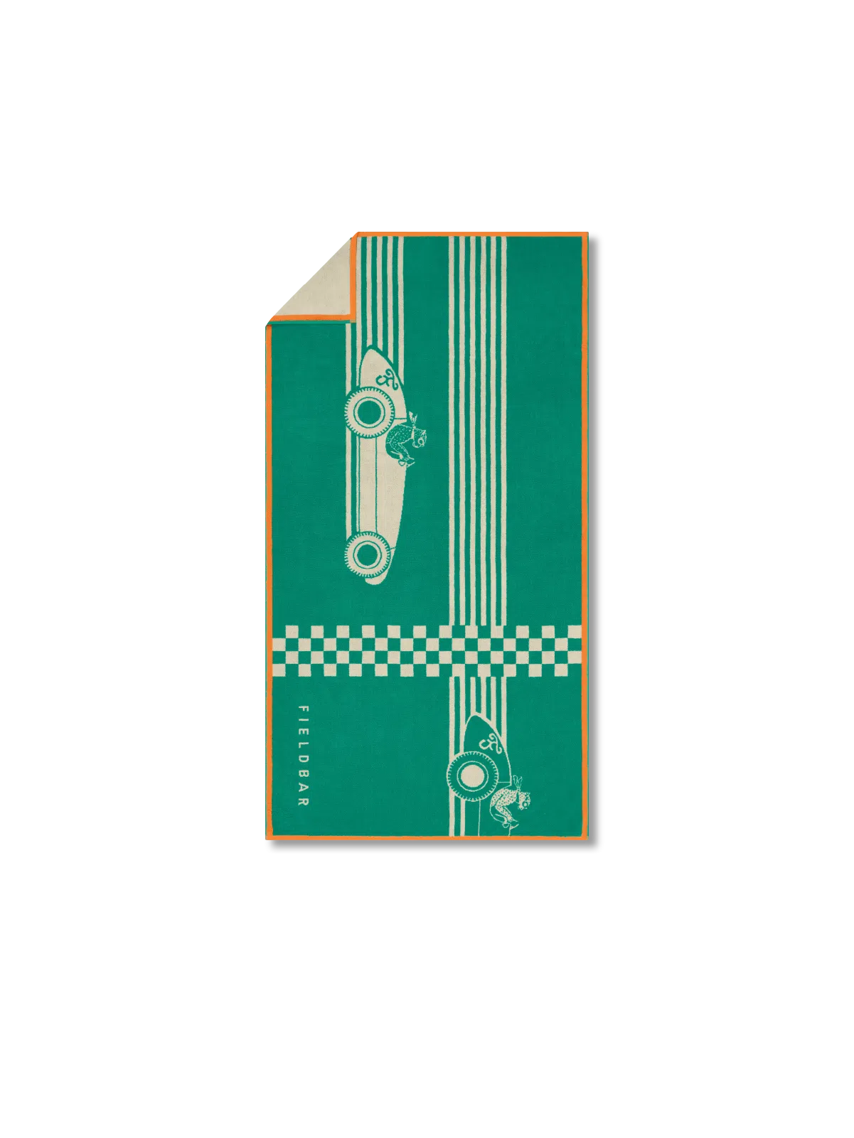 Seabed Beach & Bath Towel / Racing Checks