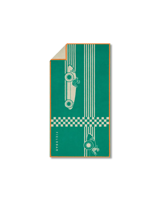 Seabed Beach & Bath Towel / Racing Checks