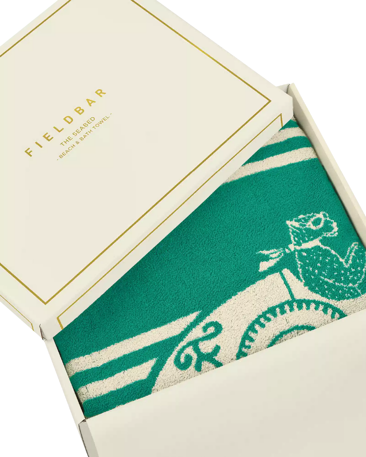 Seabed Beach & Bath Towel / Racing Checks