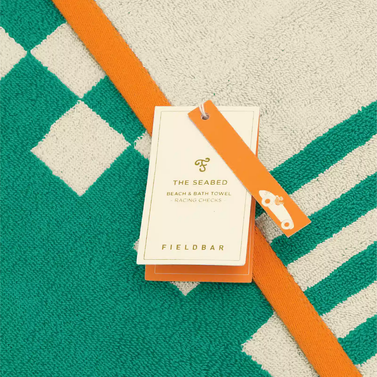Seabed Beach & Bath Towel / Racing Checks