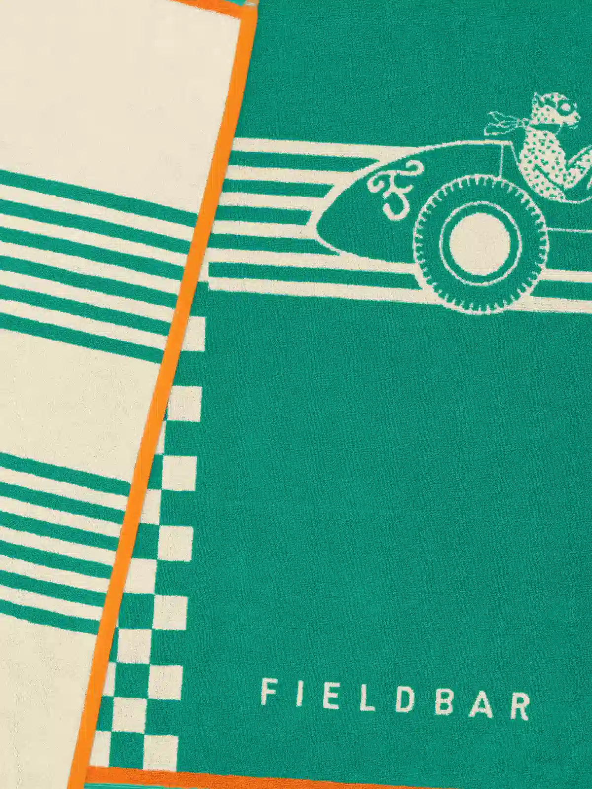 Seabed Beach & Bath Towel / Racing Checks