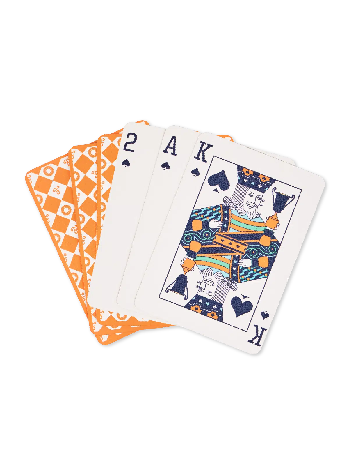 Playing Cards In Leather Travel Case