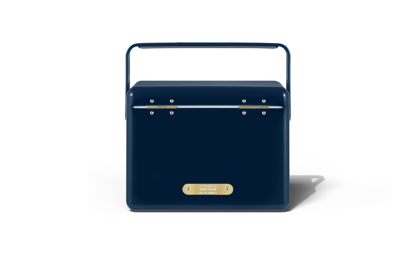 Fieldbar Cooler Box Closeup with Brass Details