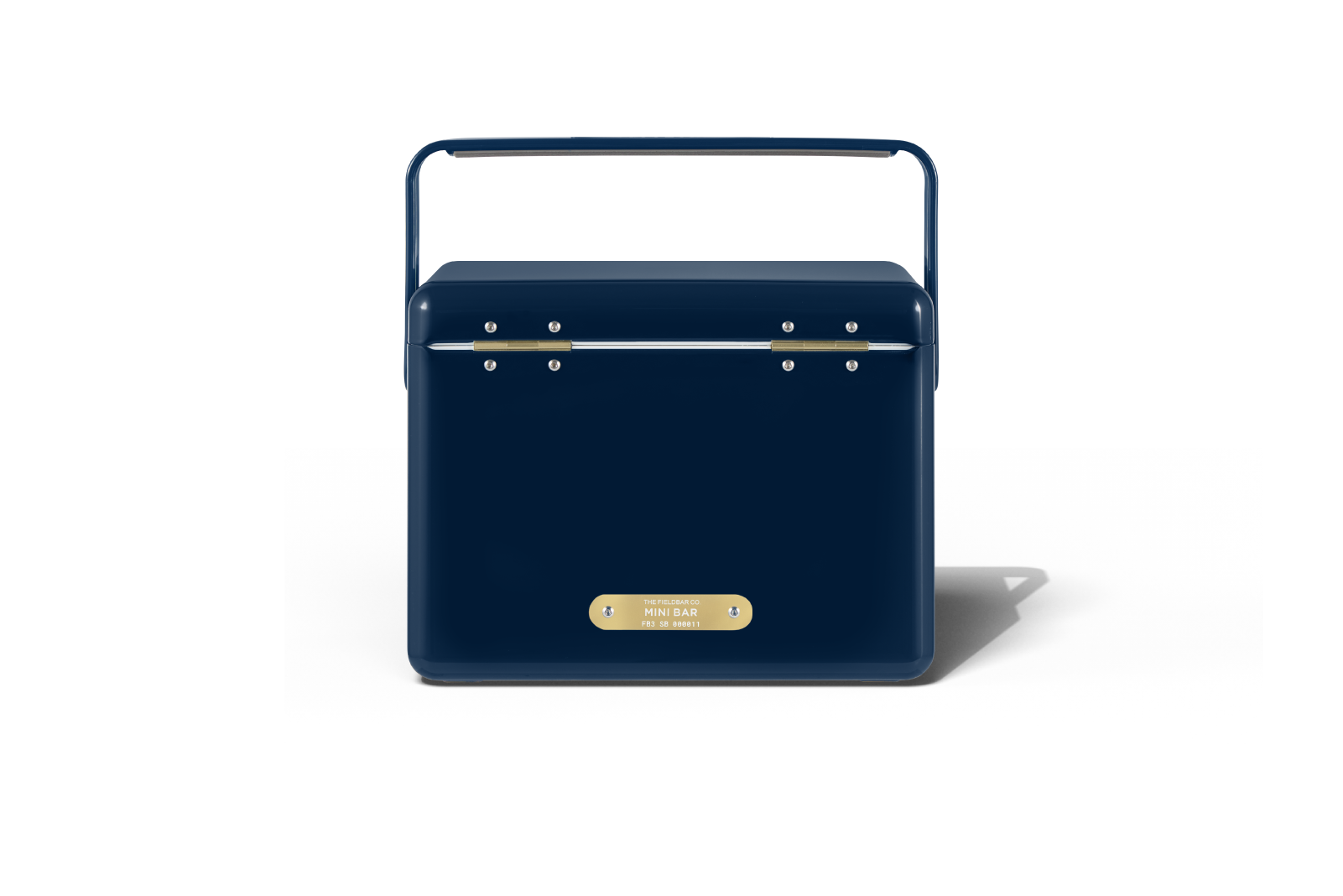 Fieldbar Cooler Box Closeup with Brass Details