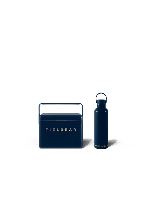 Mini Bar & Field Bottle Bundle / Sea Boat Blue