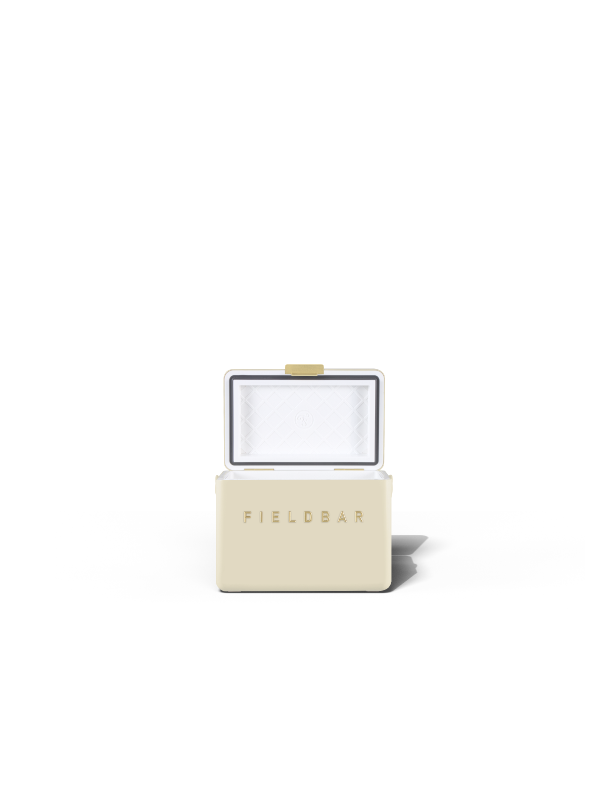 FIELDBAR mini bar in Safari White insulated lid