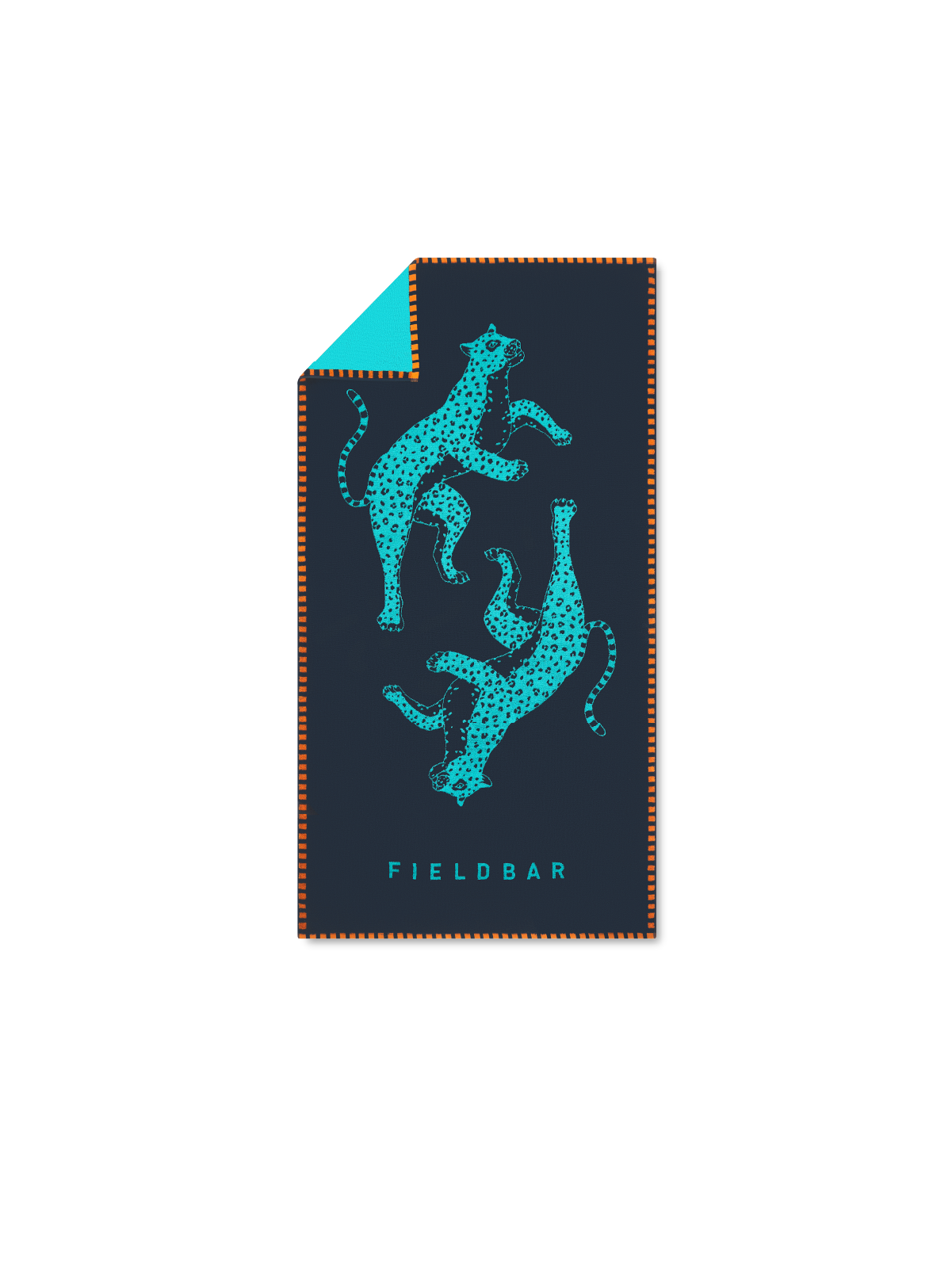 Seabed Beach & Bath Towel / Sea Boat Blue