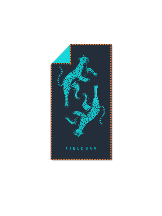 The Seabed Beach & Bath Towel / Sea Boat Blue