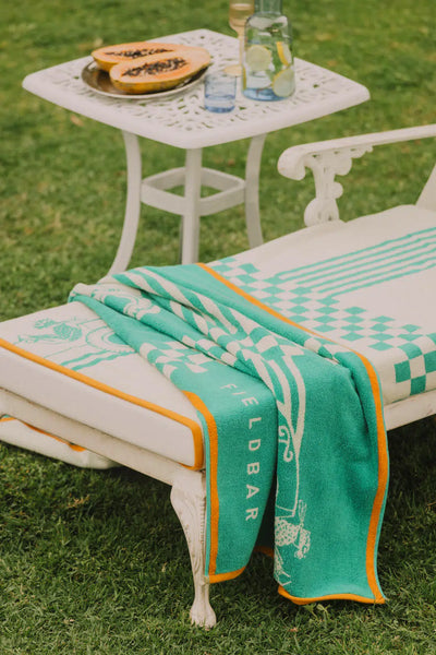 SEABED BEACH & BATH TOWEL / RACING CHECKS