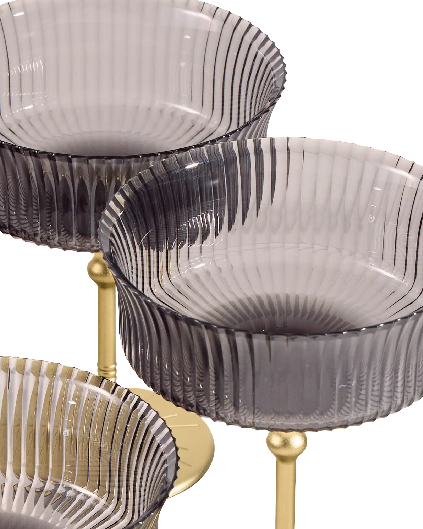 Sun Glasses Coupe Set of 4 / Oyster Grey